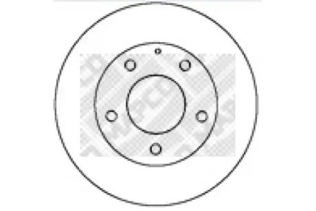 Тормозной диск MAPCO 15285