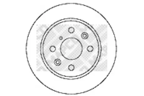 Тормозной диск MAPCO 15570