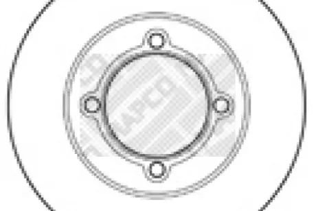 Тормозной диск MAPCO 15571