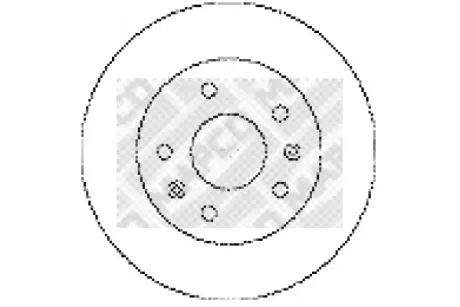 Тормозной диск MAPCO 15598