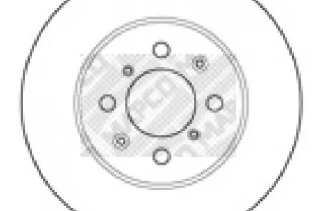 Тормозной диск MAPCO 15602