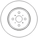 Тормозной диск MAPCO 15616