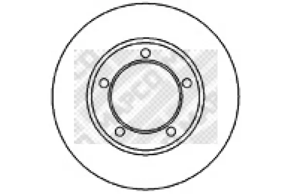 Тормозной диск MAPCO 15683 (фото 1)