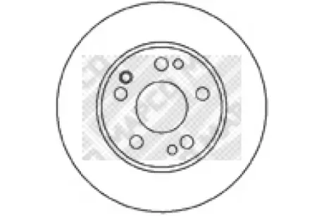 Тормозной диск MAPCO 15801