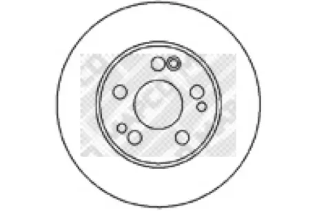 Тормозной диск MAPCO 15802