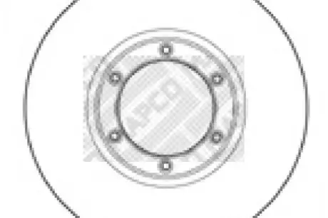 Тормозной диск MAPCO 15842
