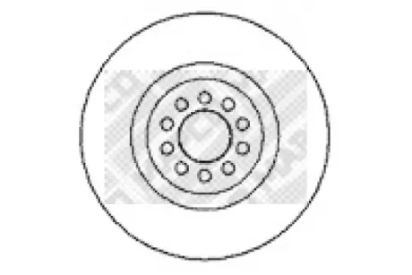 Тормозной диск MAPCO 15872