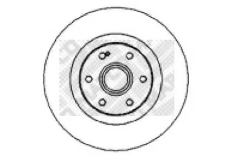 Тормозной диск MAPCO 15970