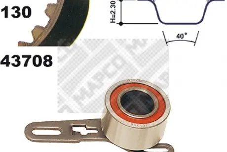 Комплект ремня ГРМ MAPCO 23708