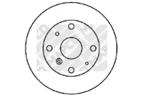 Тормозной диск MAPCO 25507