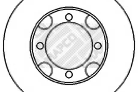 Тормозной диск MAPCO 25508