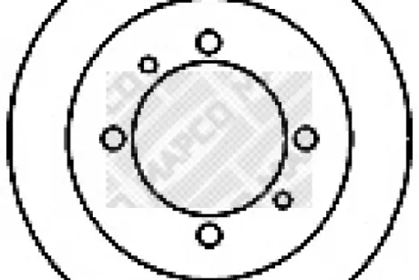 Тормозной диск MAPCO 25521