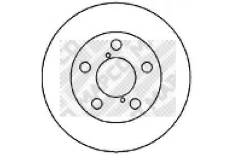 Тормозной диск MAPCO 25580