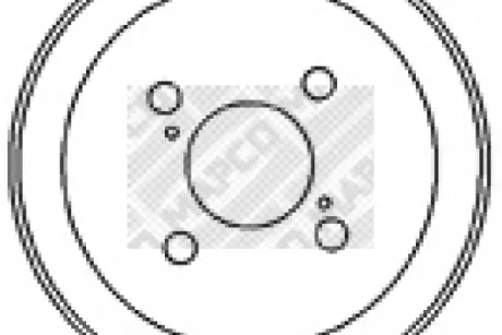 Тормозной барабан MAPCO 35552