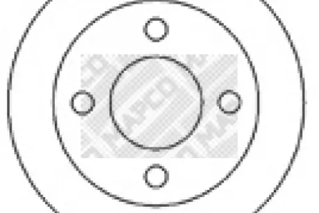 Тормозной диск MAPCO 45503