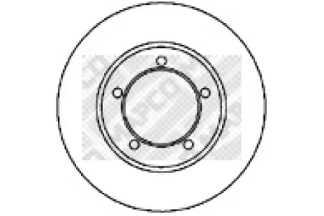 Тормозной диск MAPCO 45534