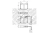 Комплект тормозных колодок, дисковый тормоз MAPCO 6268 (фото 1)