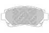 комплект тормозных колодок, дисковый тормоз MAPCO 6539 - фото 1