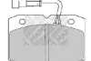 Комплект тормозных колодок, дисковый тормоз MAPCO 6556 (фото 1)