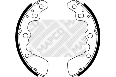 Комплект тормозных колодок MAPCO 8514