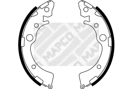 Комплект тормозных колодок MAPCO 8523