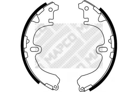 Комплект тормозных колодок MAPCO 8571