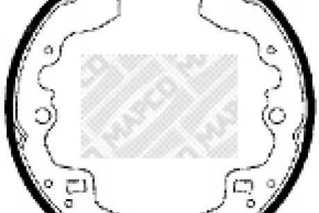Комплект тормозных колодок MAPCO 8593