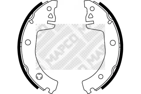 Комплект тормозных колодок MAPCO 8913