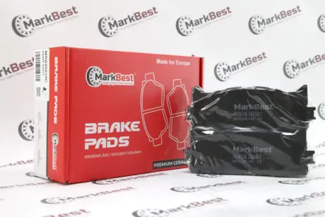 Колодки PREMIUM CERAMIC+ антискрипні пластини MARKBEST MRB20019C