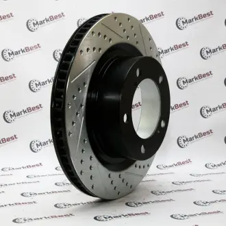Диск гальмівний з насічками та перфорацією MARKBEST MRB26044R