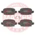 Комплект тормозных колодок, дисковый тормоз MASTER SPORT 13046028582NSETMS (фото 2)