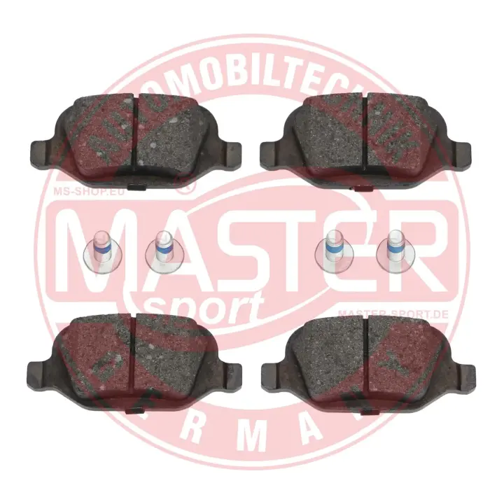 Комплект тормозных колодок, дисковый тормоз MASTER SPORT 13046028672NSETMS (фото 1)