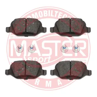Комплект тормозных колодок, дисковый тормоз MASTER SPORT 13046028672NSETMS