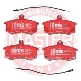 Комплект тормозных колодок, дисковый тормоз MASTER SPORT 13046029672SETMS