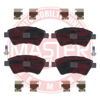 Комплект тормозных колодок, дисковый тормоз MASTER SPORT 13046038152NSETMS