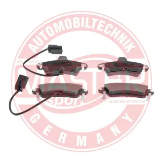 Комплект тормозных колодок, дисковый тормоз MASTER SPORT 13046039642NSETMS