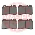 Комплект тормозных колодок, дисковый тормоз MASTER SPORT 13046042022NSETMS (фото 1)