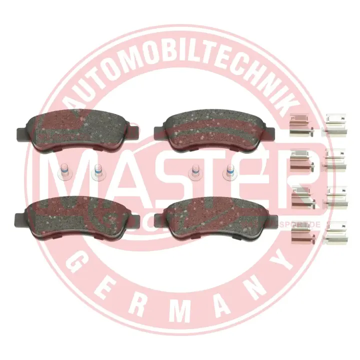 Комплект тормозных колодок, дисковый тормоз MASTER SPORT 13046048122NSETMS (фото 1)