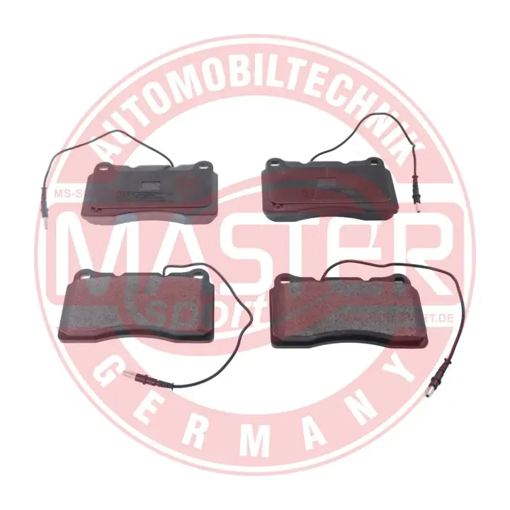 Комплект тормозных колодок, дисковый тормоз MASTER SPORT 13046049722NSETMS (фото 1)