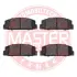 Комплект тормозных колодок, дисковый тормоз MASTER SPORT 13046058042NSETMS (фото 2)