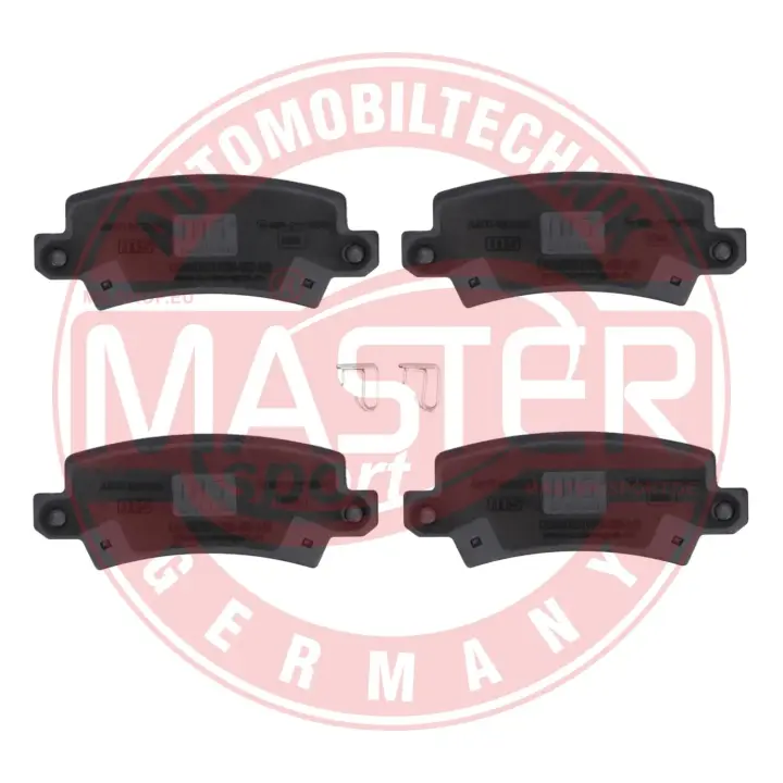Комплект тормозных колодок, дисковый тормоз MASTER SPORT 13046058192NSETMS (фото 1)