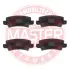 Комплект тормозных колодок, дисковый тормоз MASTER SPORT 13046058192NSETMS (фото 1)