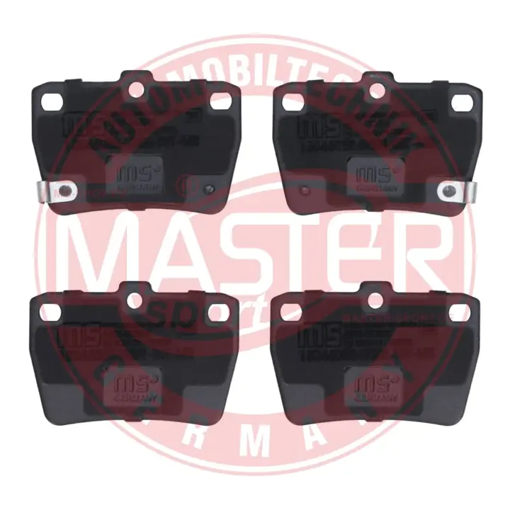 Комплект тормозных колодок, дисковый тормоз MASTER SPORT 13046058492NSETMS (фото 1)