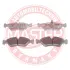 Комплект тормозных колодок, дисковый тормоз MASTER SPORT 13046059252KSETMS (фото 1)