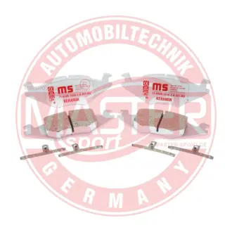 Комплект тормозных колодок, дисковый тормоз MASTER SPORT 13046070302KSETMS