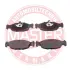 Комплект тормозных колодок, дисковый тормоз MASTER SPORT 13046070512NSETMS (фото 1)
