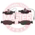 Комплект тормозных колодок, дисковый тормоз MASTER SPORT 13046070582NSETMS (фото 1)