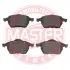 Комплект тормозных колодок, дисковый тормоз MASTER SPORT 13046070812NSETMS (фото 1)