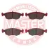 Комплект тормозных колодок, дисковый тормоз MASTER SPORT 13046071082SETMS (фото 1)