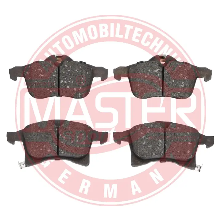 Комплект тормозных колодок, дисковый тормоз MASTER SPORT 13046071792NSETMS (фото 1)